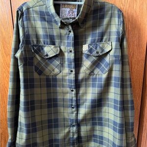 DIXXON x NOVESKE RIFLEWORKS Collab Limited Edition  Flannel Shirt - Women's  L